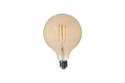 Gloeilamp E27 G125, LED 6W=60W, 500 Lumen