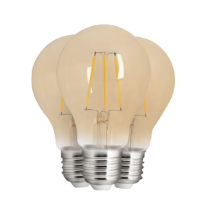 Gloeilamp E27 A60 - LED 4W=25W - 360 Lumen - Amber 2200K - Dimbaar - 100 stuks - 230V