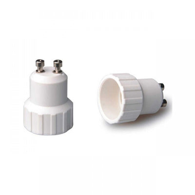 Adaptateur de culot GU10 vers E14, 2 pièces | blanc 230 V CA - LEDPLANET.NL