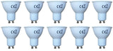 GU10 spot 10 stuks | PAR16 bajonetsluiting | LED 8W=48W | daglichtwit 6400K - LEDPLANET.NL