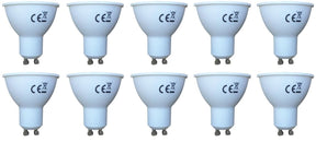 GU10 LED lamp, 8W vervangt 48W, daglichtwit 6400K, 10 stuks