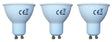 GU10 spot 3 stuks | PAR16 bajonetsluiting | 3W=20W | warmwit 3000K - LEDPLANET.NL