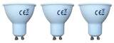 GU10 spot 3 stuks | PAR16 bajonetsluiting | 3W=20W | warmwit 3000K - LEDPLANET.NL