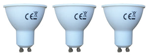 GU10 spot 3 stuks | PAR16 bajonetsluiting | 3W=20W | warmwit 3000K