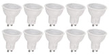 GU10 spot dimbaar 10 stuks warmwit | PAR16 bajonetsluiting | LED 7W~650Lm=50W halogeenverlichting | 3000K Triac - 230V - LEDPLANET.NL