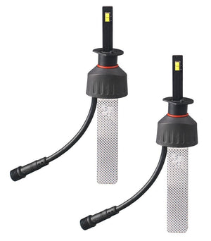 Kit de phares H1 - blanc lumière du jour 5700K - 60 watts et 5200 lm | 12V et 24V CC - refroidissement passif