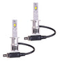 Kit de phares H1 blanc lumière du jour 6000 K - 35 watts et 2000 lm/pièce | 12 V CC - refroidissement actif - LEDPLANET.NL