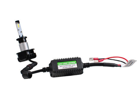 Kit de phares H1 - blanc lumière du jour 6500 K - 38 watts et 5200 lm/pièce | 12 V et 24 V CC - refroidissement passif - LEDPLANET.NL