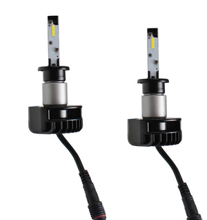 Kit de phares H1 - blanc lumière du jour 6500K - 38 Watt & 5200 Lm/pièce | 12V & 24V DC - refroidissement passif