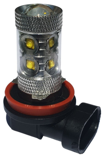 Kit de phares H11 50 W | 10 – SMD blanc lumière du jour 6000 K avec lentille | 12 V – LEDPLANET.NL