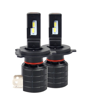 H4 LED koplamp set CAN-BUS, daglichtwit 6000K, 5000 lm per lamp, 12V/24V, 2 stuks
