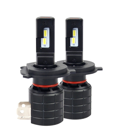 H4 LED koplamp set CAN-BUS, daglichtwit 6000K, 5000 lm per lamp, 12V/24V, 2 stuks