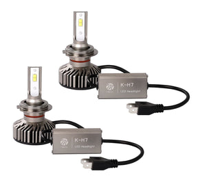 H7 LED koplamp set CAN-BUS, daglichtwit 6500K, actieve koeling, 12V, 2 stuks