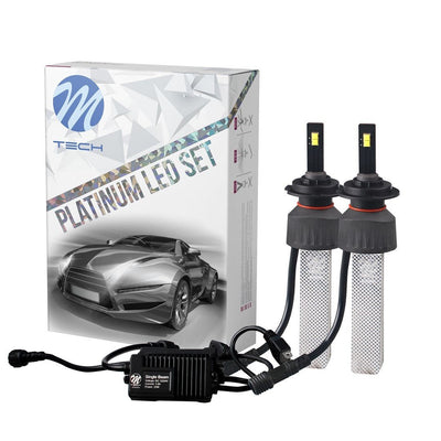 Kit de phares H7 - blanc lumière du jour 5700 K - 40 watts et 5200 lm/pièce | 12 V et 24 V CC - refroidissement passif - LEDPLANET.NL