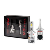 H7 koplamp set daglichtwit 6500K - 50 Watt & 5000 Lm/stuk | 12V & 24V DC - actieve koeling - LEDPLANET.NL
