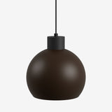 Hanglamp bolvormig LED in bruin met een moderne en stijlvolle uitstraling voor elke kamer