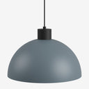 Hanglamp bowl LED in grijs met een moderne en strakke uitstraling