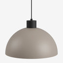 Studio Monton hanglamp bowl led met een strakke, ronde vorm en een neutrale kleur