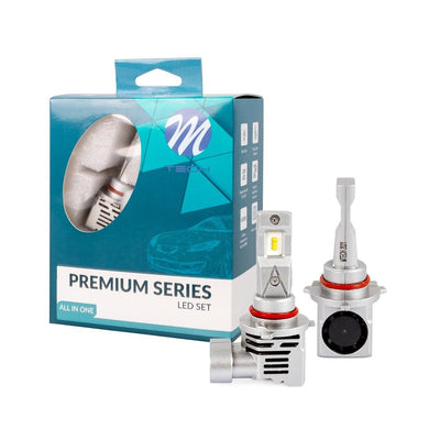 Kit de phares HB3 9005 blanc lumière du jour 6500 K – 50 watts et 5 000 lm/pièce | 12 V et 24 V CC – refroidissement actif – LEDPLANET.NL