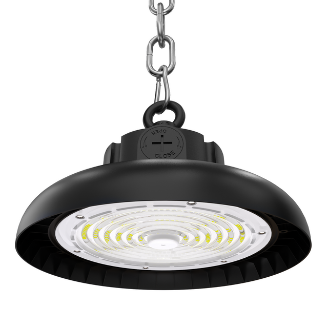 UFO Lamp, LED High Bay 150W, 27.000 lm, Neutraalwit 5000K, Instelbaar 90/120/150W, IP65