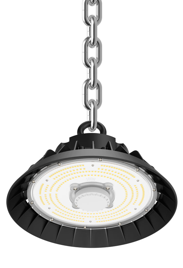 UFO LED high bay lamp, Bewegingssensor, 0-10V Dimbaar, IP65
