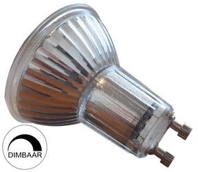 GU10 LED lamp dimbaar, 5W vervangt 50W, warmwit 3000K