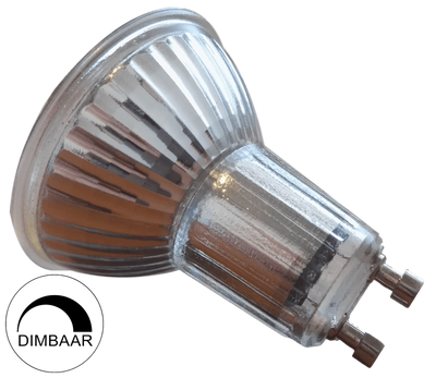 Spot GU10 dimmable 5 W | culot à baïonnette PAR16 | LED 5 W = halogène 50 W | blanc chaud 3000 K - DIMMABLE