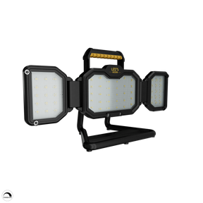 LED Bouwlamp Oplaadbaar (USB-C) -30 Watt - 3000 Lumen - Dimbaar - Koelwit 4000K - IP54 IK06 - Op Accu - DIMBAAR