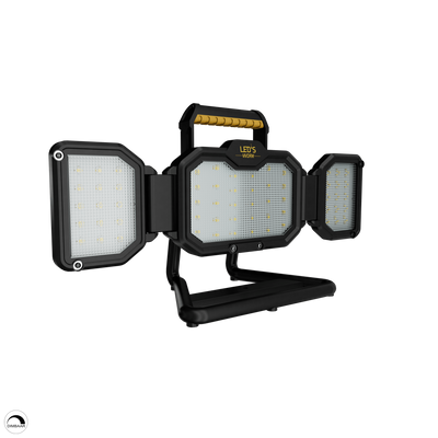 LED Bouwlamp Oplaadbaar (USB-C) -30 Watt - 3000 Lumen - Dimbaar - Koelwit 4000K - IP54 IK06 - Op Accu - DIMBAAR