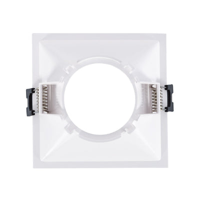 Cadre d’encastrement 93 mm x 93 mm | spot encastré carré noir/blanc | découpe 85 mm x 85 mm - LEDPLANET.NL