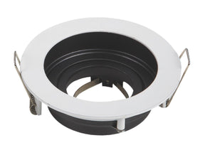 Inbouwframe Ø 100 mm, inbouwspot wit, boorgat Ø 90 mm