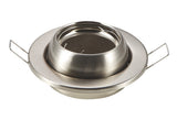 Inbouwframe Ø 100 mm | kantelbare inbouwspot rvs | boorgat Ø 90 mm - LEDPLANET.NL