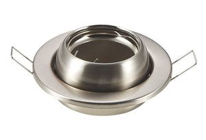 Cadre d’encastrement Ø 100 mm | spot encastrable orientable en acier inoxydable | diamètre de perçage Ø 90 mm