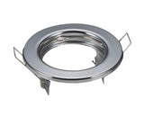 Inbouwframe Ø 80 mm | inbouwspot chroom | boorgat Ø 65 mm - LEDPLANET.NL