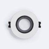 Inbouwframe Ø 90 mm | conische kantelbare inbouwspot zwart/wit | boorgat Ø 70 mm - LEDPLANET.NL