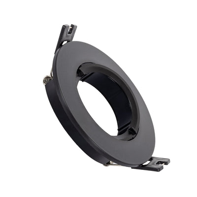 Cadre d’encastrement Ø 90 mm | spot encastrable orientable noir | diamètre de perçage Ø 70 mm - LEDPLANET.NL