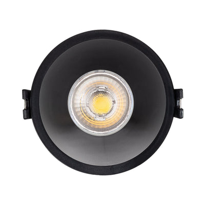 Inbouwframe Ø 93 mm, conische inbouwspot zwart, boorgat Ø 85 mm