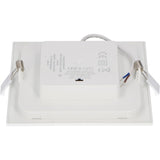 LED's Light LED Inbouwspot vierkant 15 cm - Dimbaar - Inbouw en opbouw - 1200 lm