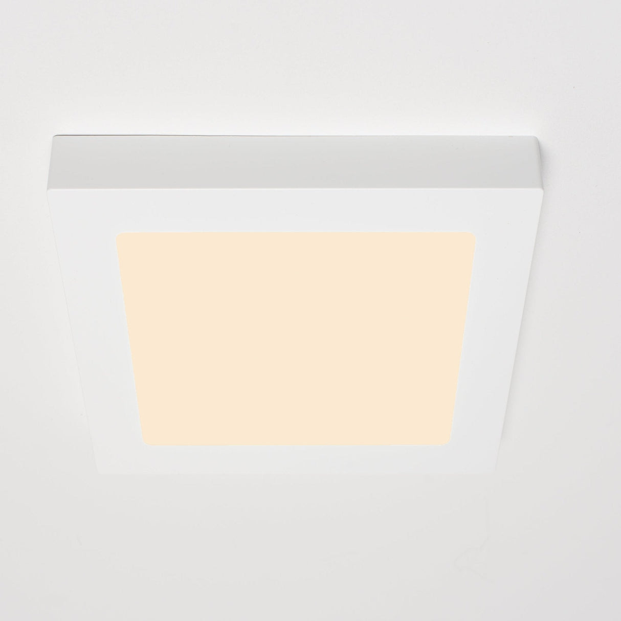 Inbouw/Opbouw LED Plafondlamp CCT Ø 20 cm vierkant - Dimbaar - warm en koud wit
