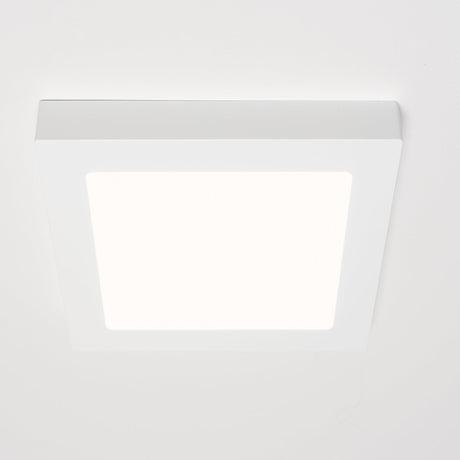 Plafonnier LED encastrable ou en saillie CCT Ø 20 cm carré – Dimmable – Blanc chaud et froid