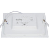 Inbouw/Opbouw LED Plafondlamp CCT Ø 20 cm vierkant - Dimbaar - warm en koud wit