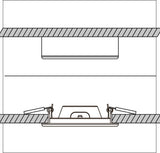 LED Inbouwspot 1200 Lumen - 12W - Koelwit 4000K - Dimbaar - Selecteerbare kleurtemperatuur - IP44 - Wit