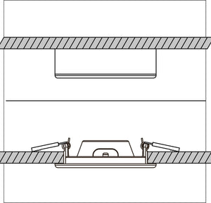 LED Inbouwspot 1200 Lumen - 12W - Koelwit 4000K - Dimbaar - Selecteerbare kleurtemperatuur - IP44 - Wit