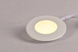 Inbouwspot - downlighter rond Ø 83mm | LED 3W=24W halogeenlamp | uitsparing Ø 62mm | warmwit 3000K
