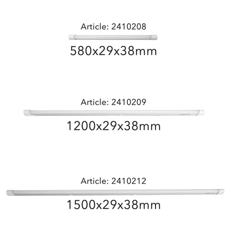 LED T5 balk koelwit 4000K - 150cm 2500 lumen - koppelbaar - voor kasten en keukens