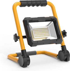 Projecteur de chantier LED's Work 5500 - Pliable et inclinable - Cordon de 3 mètres - IP65 - 30W