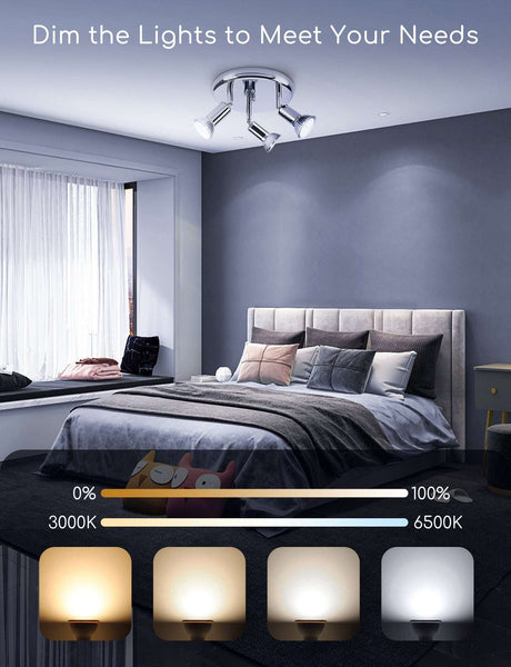 Acheter un spot LED Wi-Fi Aigostar GU10 PAR16 avec fonction de variation et température de couleur réglable
