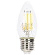 Kaarslamp E27 dimbaar daglichtwit | C35 LED 4W~400Lm=38W halogeen verlichting | helder glas - 6500K - LEDPLANET.NL