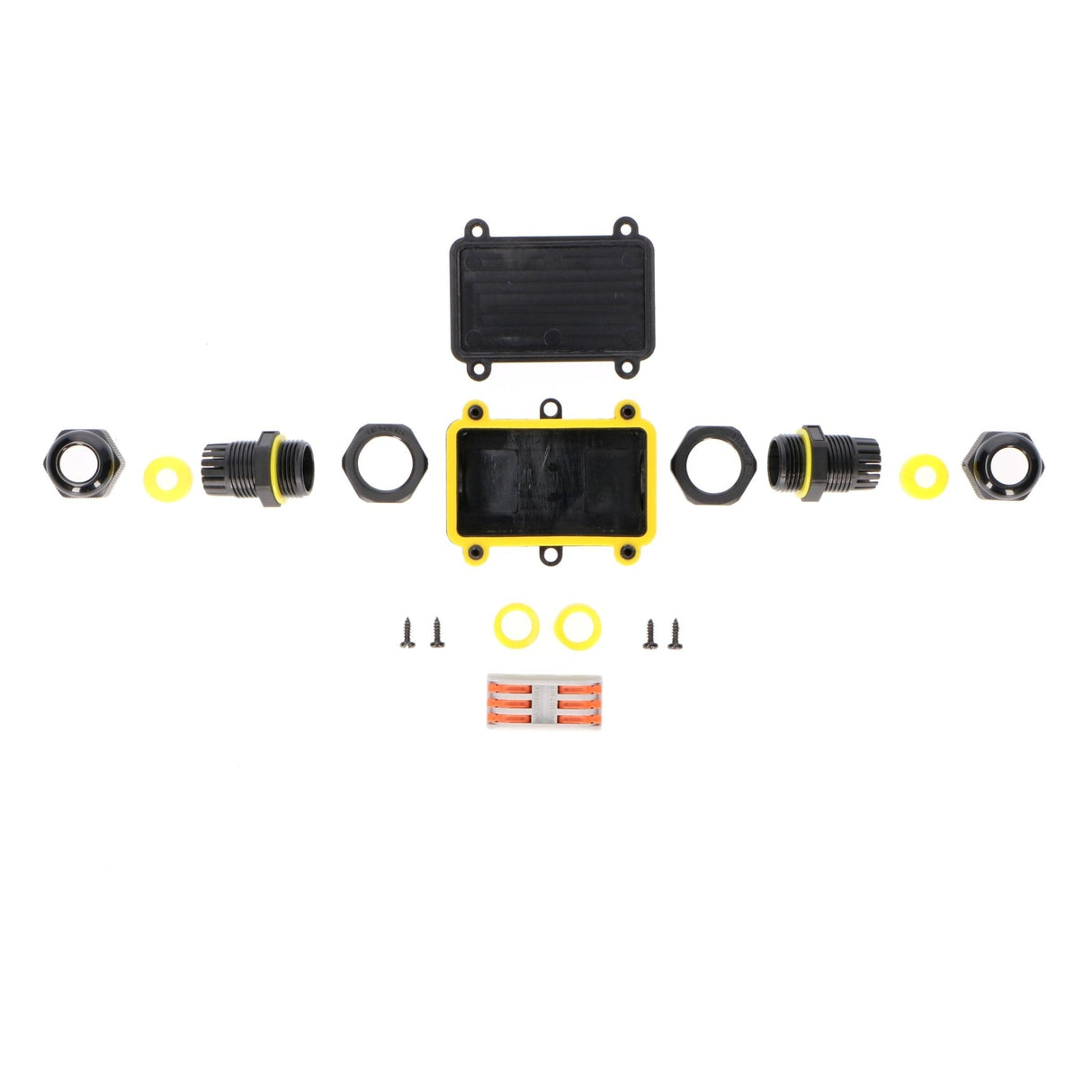 Boîte de jonction étanche IP68 - I-Connector - pour câbles de 4-12mm - noire