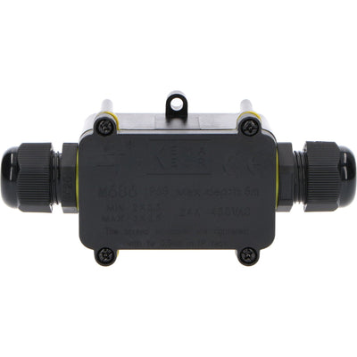 Boîte de jonction étanche IP68 - I-Connector - pour câbles de 4-12mm - noire